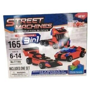 Top Blox Street Machines Building Blocks Set New